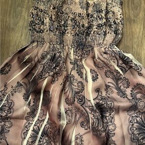 Lapis Sequin Paisley Dress